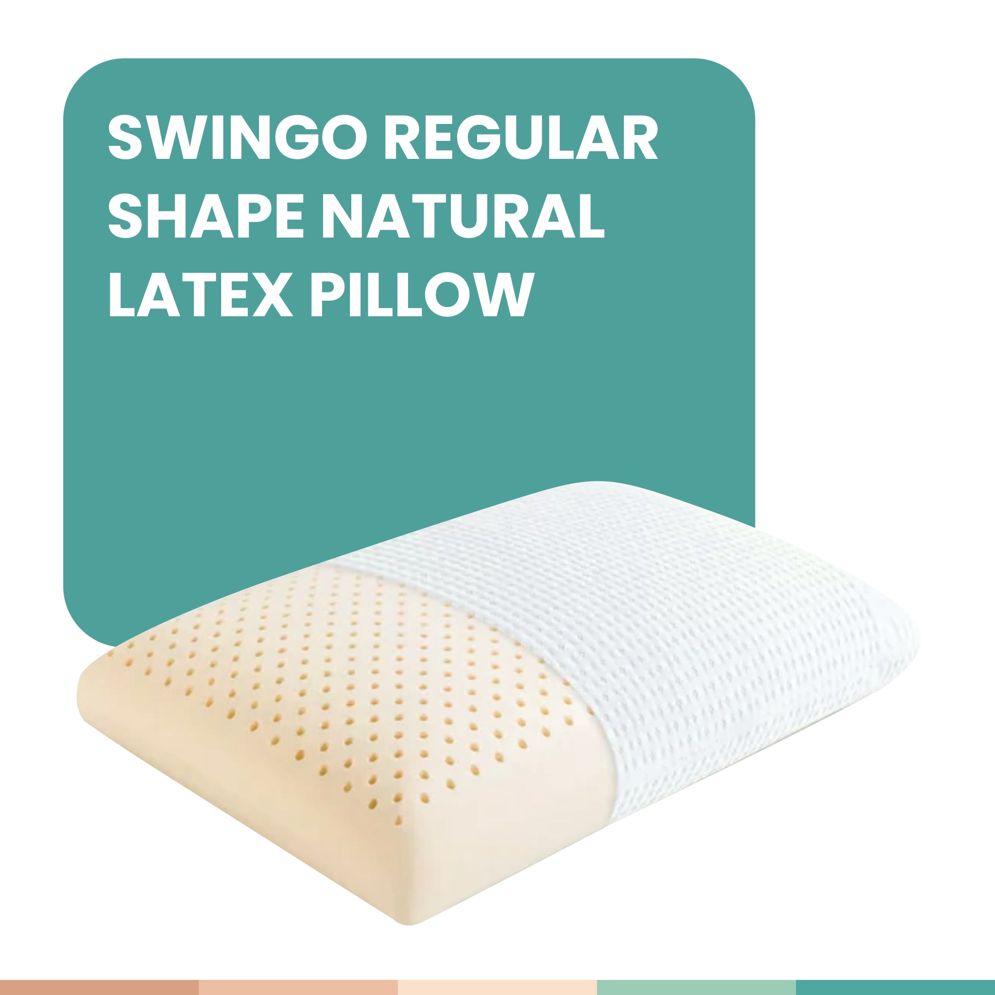 Swingo Ragular Shape Nautral Latex Pillow